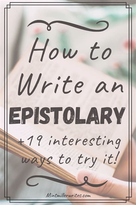 Epistolary Writing How To Do It Writing Prompts For Writers Mystery