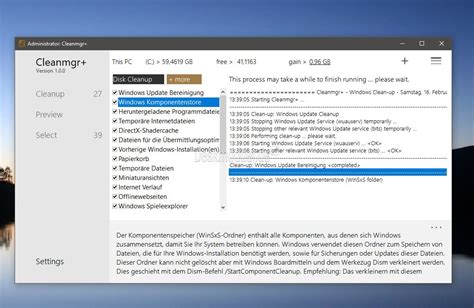 Jetzt meine frage gibt es eine möglichkeit den cache bequem zu leeren oder muss man wirklich jedesmal den pc neustarten (was wenn man ein videospiel spielt nicht gerade optimal ist) Cleanmgr+ Kleines Tool um Windows 10 zu bereinigen inkl ...