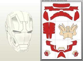 Sockel Zebra Fremder Iron Man Mask Papercraft Pdf Biene Agenda Angenehm