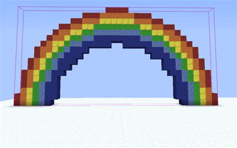 Rainbow Pixel Art Simple Creation 8650