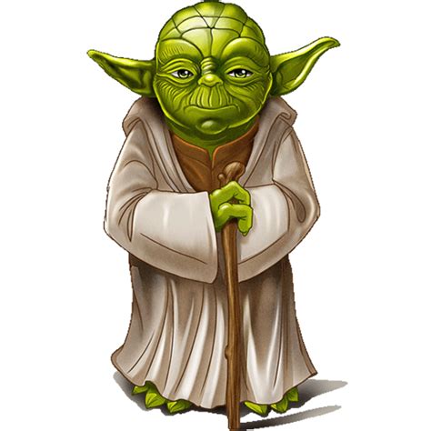 Ilustração Yoda Png Star Wars Png Digital Yoda Png