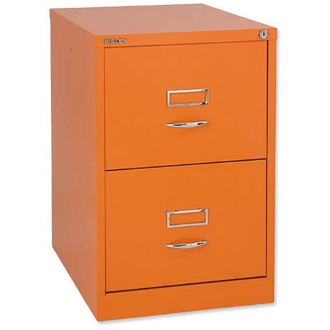 The fact is, we've all got important papers and records we need to store, and it takes space to do that. GLO by Bisley BS2C Filing Cabinet 2-Drawer H711mm Orange