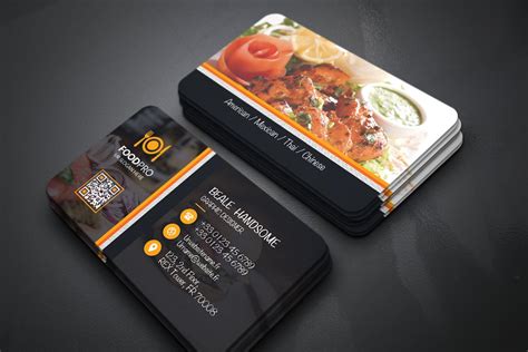 40 Best Restaurant Business Card Templates Free And Premium