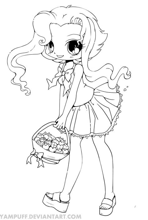 Download Kirika Chibi Line Art by YamPuff on deviantART | Chibi ...