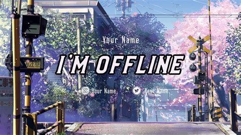 Offline Tokyo Crossing Twitch Banner Etsy