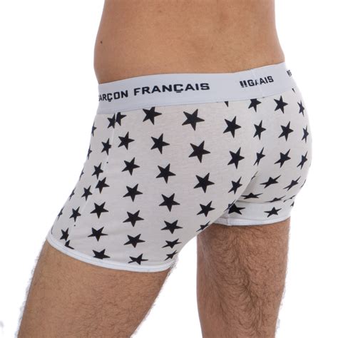 Maybe you would like to learn more about one of these? Boxer long étoiles - blanc: Boxers pour homme de la marque ...