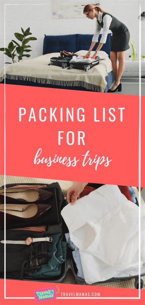 Packing List For Business Trip Printable Business Travel Packing List