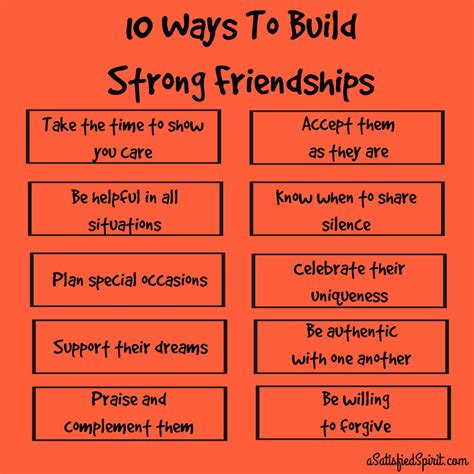 10 Ways To Build Strong Friendships Friendship Uplifting Quotes