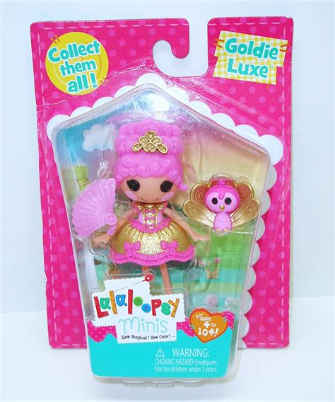 Mini Lalaloopsy Goldie Luxe Gold Thread Princess Doll