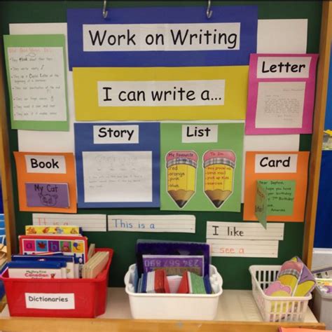 Writing Center Writing Center Kindergarten Writing First Grade Writing