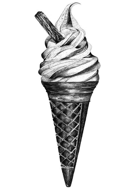 Ice cream business is especially profitable in summer. Ice cream illustration | Ice cream illustration, Food ...