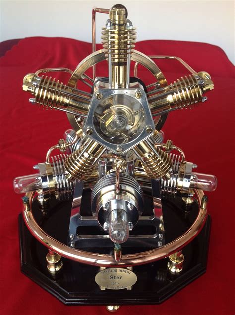 Radial Stirling Engine Finished Operating Model Stirling And Vacuum