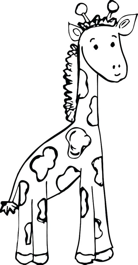 Realistic Giraffe Coloring Pages At Free Printable
