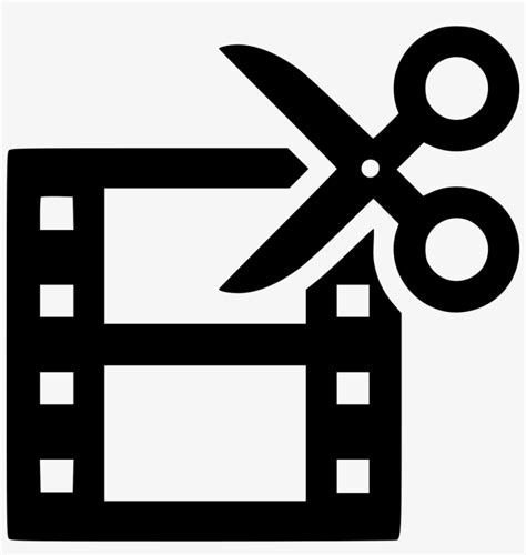 Film Strip Cut Edit Scissors Comments Film Cut Icon Png 980x986 Png