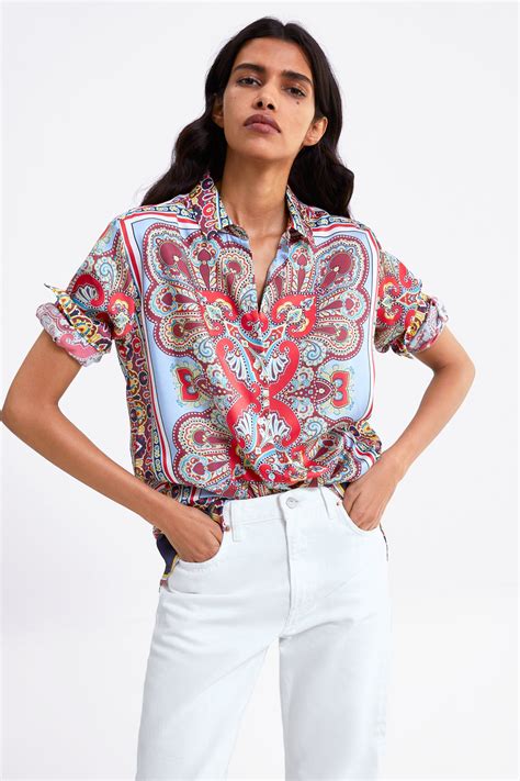 Women S New In Clothes New Collection Online ZARA Israel Printed