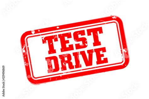 Test Drive Rubber Stamp Vector Illustration Stock Image And Royalty