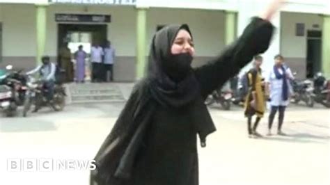 Hijab Row The India Woman Who Is The Face Of The Fight To Wear Headscarf