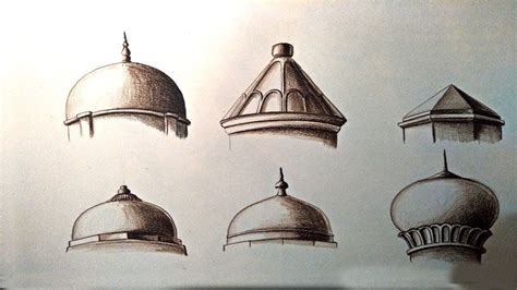 Mosque Dome Drawing
