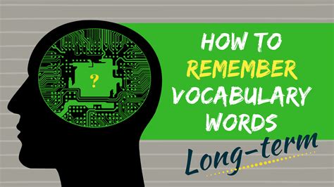 Study Hack How To Remember Vocabulary Words Long Term Schoolhabits