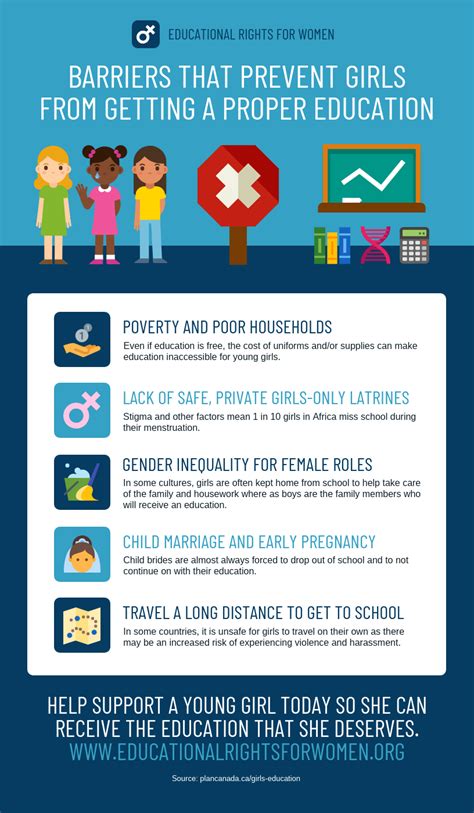 Womens Educational Rights Nonprofit Infographic Venngage