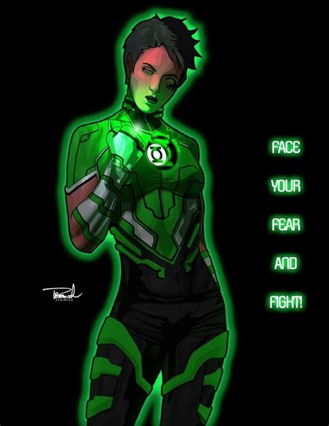 Soranik Natu Green Lantern Corps Green Lantern Digital Artist
