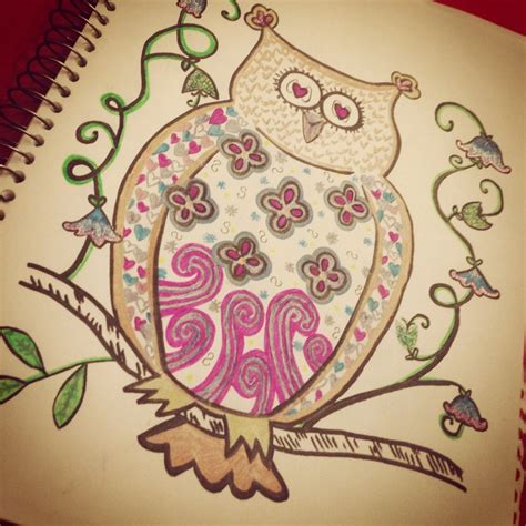 Owl Drawing By Me I Love Owls Owl Drawing Sketch Owls Drawing Owl Drawings