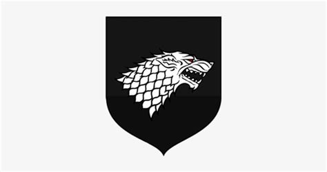 House Stark Jon Sigil Game Of Thrones Stark Logo 352x352 Png