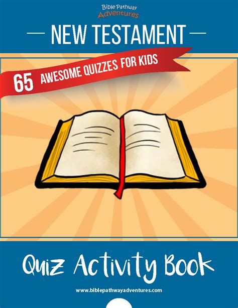 New Testament Quiz Book Book Activities Learn Hebrew Printable