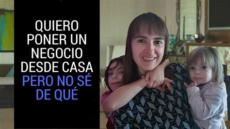 Muchos negocios de ropa desde casa envían los artículos desde su casa o directamente desde la como dije, algo primordial para un negocio de ropa desde casa es el espacio de almacenamiento. Quiero poner un negocio desde casa pero no sé de qué - YouTube
