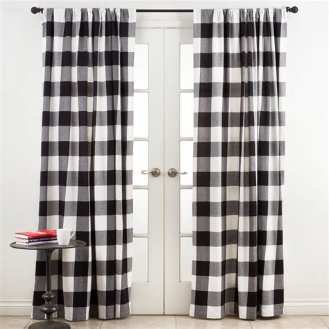 20 Best Grainger Buffalo Check Blackout Window Curtains