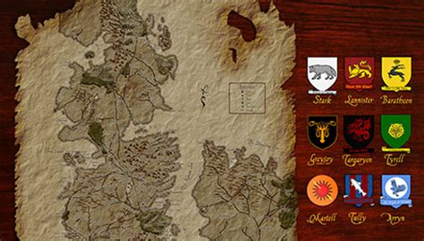 Map Of Thrones