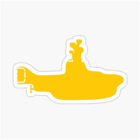 Yellow Submarine Sticker For Sale By Alefaria Redbubble