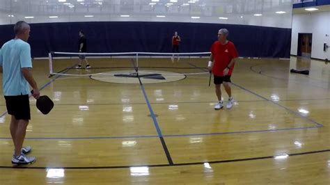 The score goes to 11 points (in some tournaments, the score goes. Pickleball 8/7/2017 #6 - YouTube