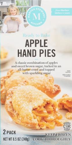 Martha Stewart Kitchen Apple Hand Pies 2 Ct 85 Oz Metro Market