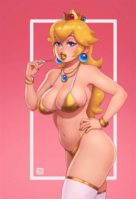 Riz Princess Peach Mario Series Nintendo Absurdres Bad Id Bad