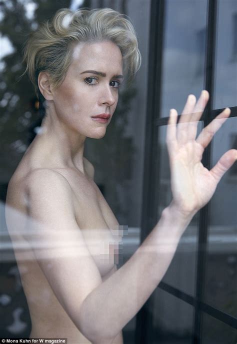 Sarah Paulson Poses Topless In Sultry W Magazine Spread Hot Sex Picture