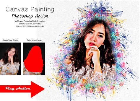 Canvas Painting Photoshop Action Archives FilterGrade