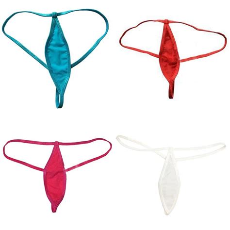 Buy Women Crotchless Panties Rope Sexy Micro Thong G String Ladies Briefs Tiny