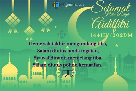 Koleksi Pantun Dan Ucapan Hari Raya Aidilfitri 2021