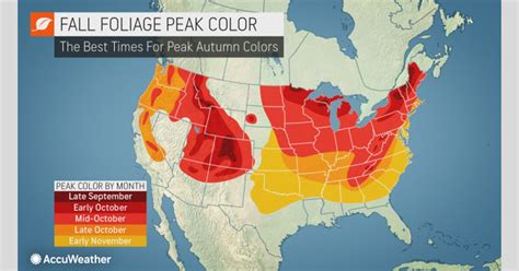 Fall Foliage Colors Will Peak In Mid October Accuweather Life
