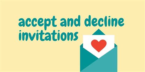 Dialogues To Accept And Decline Invitations