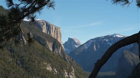 Yosemite Valley Landscape With Trees Image Free Stock Photo Public