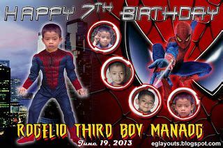 Printable blank superman tarpaulin layout. EG's LayOut World: tarpaulin | Happy birthday design ...