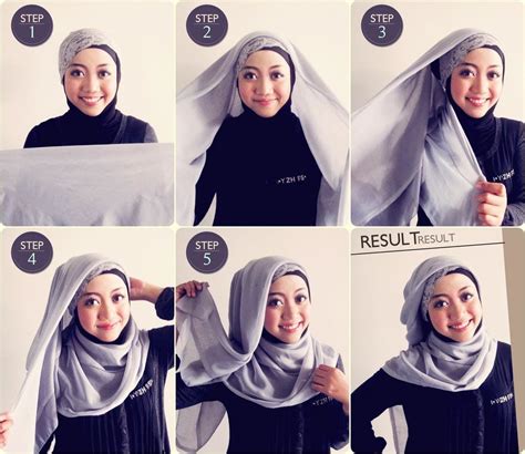 Tutorial Hijab Pashmina Dengan Headband Hijagamicollections