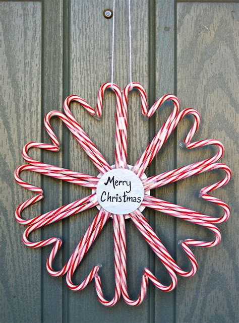 Diy Heart Candy Cane Wreath Pictures Photos And Images