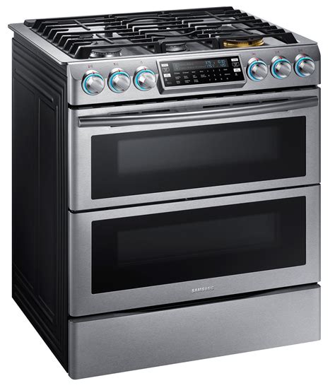 Samsung Stainless Steel Slide In Gas Range Nx58k9850ss