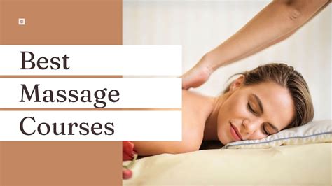Best Massage Therapy Courses Become A Massage Therapist Online
