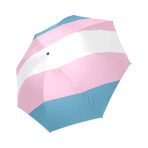 Transgender Flag Foldable Umbrella Model U01 Id D2692034