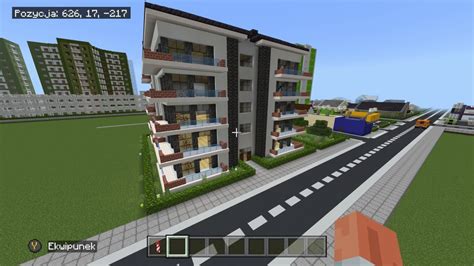 Jak zbudować nowoczesny blok mieszkalny w Minecraft YouTube