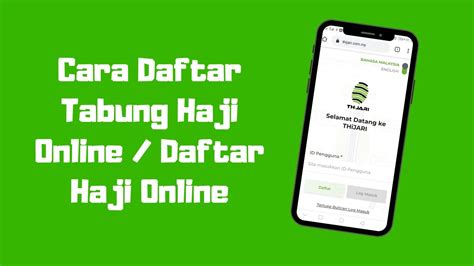 It was formerly known as lembaga urusan dan tabung haji (luth). Cara Daftar Tabung Haji Online Thijari - [Daftar dan Semak ...